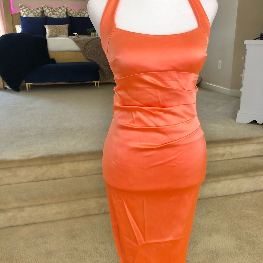 Cache tangerine dress- NWT
